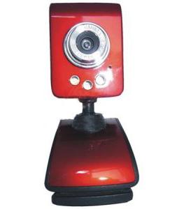 USB WebCam 8.0 Mega Pixel PC Camera 3 LED Light Red