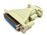 DB9 Male to DB25 Female Serial Adapter