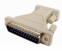 DB9 Male to DB25 Male Serial Adapter