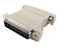 DB25 Male to Male Null Modem Adapter