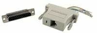 DB25F to RJ45F Modular Adapter