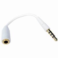 White 3.5mm iPhone Adapter