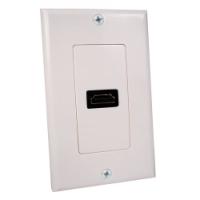 Eggshell White Single HDMI Wall Plate