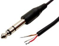 1/4 Stereo Open End M 3C (Audio Cables)