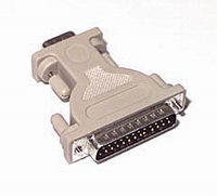 DB9F to DB25F Serial Adapter