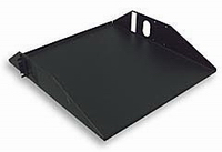APW 19in Solid Centerweight Equipment Shelf - Black
