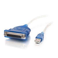 6ft USB to DB25 IEEE-1284 Parallel Printer Adapter Cable