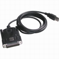 6ft USB Serial DB25 Adapter Cable