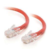 7ft Cat5E 350 MHz Crossover Patch Cable - Red