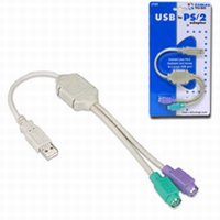 1ft USB to PS/2 Keyboard/Mouse Adapter Cable