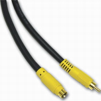 12ft Value Series Bi-Directional S-Video to Composite Video Cable