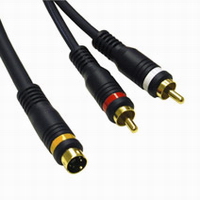 3ft Velocity S-Video and RCA Stereo Audio Cable