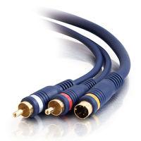 25ft Velocity S-Video and RCA Stereo Audio Cable