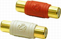 2-Piece RCA Dual Channel Audio Coupler