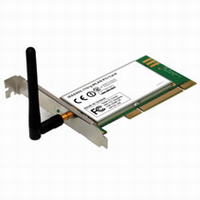 54 Mbps Wireless PCI Card - IEEE-802.11g Compliant