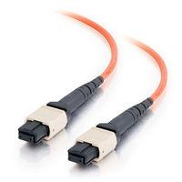 50m MTP 50/125 Plenum-Rated Multimode Fiber Assembly Ribbon Cable - Orange