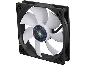 120 x 120mm Long-Life Bearing WHITE Blade Case Fan