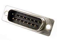 Male DB15 Solder Connector