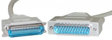 DB25 Male  to  Centronics 36 CN36 Male 25C Mold 6 ft