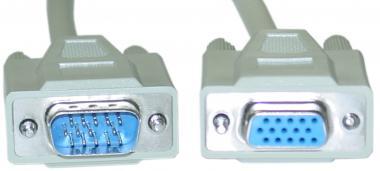 HD15 VGA Male to HD15 VGA Female 15C 6 ft