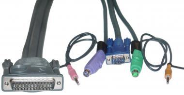 MaterView Pro 1000 Series PS2 Cable-10 ft 41cs-1004 1008 1016