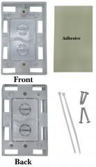 Single Gang Surface Mount Box White