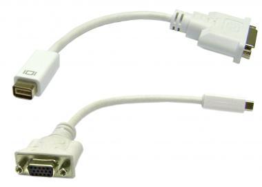 Mini-DVI Male to VGA Female Adapter Cable