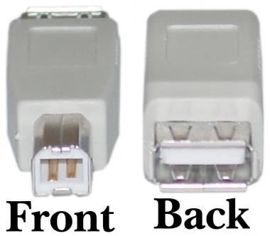 USB A Female  to  B Male Adaptor