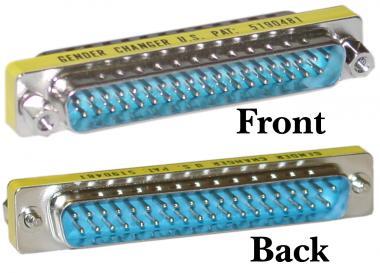 DB37 Male to DB37 Male Serial Mini Gender Changer