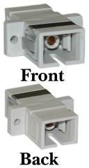 SCSC Simplex Plastic Housing Fiber Coupler