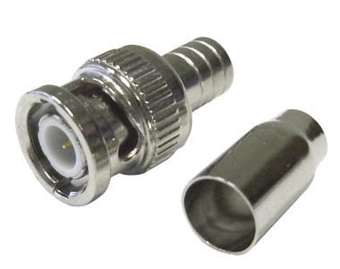 BNC Male Crimp-On Connector 2 piece set RG59