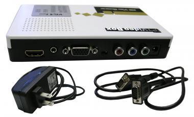 VGA or Component Video Plus 3.5mm Audio to HDMI Converter