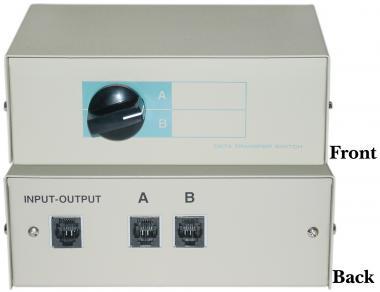 RJ12 AB 2 Way Switch Box