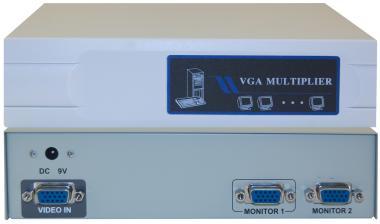 VGA Video Splitter 1 PC to 2 Monitors 400MHZ