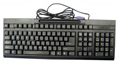 iMicro Standard 107-Key PS2 Keyboard - Black