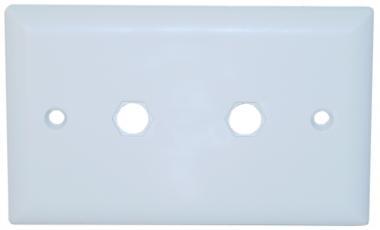2 hole Blank Face plate for F-Pin Connector