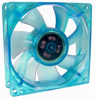  80mm Blue UV Sensitive Case Fan 