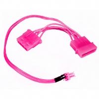 UV Red  3Pin ATX Fan to 4Pin Molex Cable 