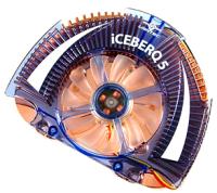 Iceberq5 VGA Chipset Cooler With Blue LED Lights,