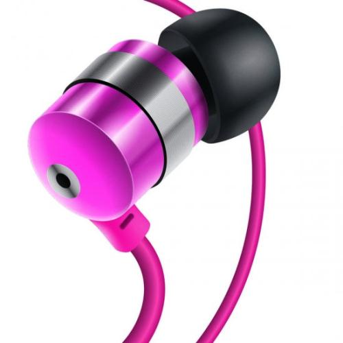 GOgroove AudiOHM Earbuds: Pink