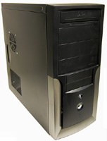 Case  ATX  Front USB 2.0 & Audio  Black  Mid-Tower