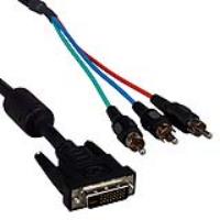 DVI to RGB Component Video Cable 6'