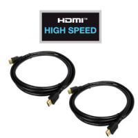 6' High Speed HDMI Cable, 2 Pack