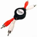 Retractable Stereo RCA Cable