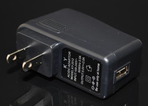 USB AC Adapter, 110V AC Wall Plug to 5V USB, BULK