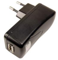 USB to European Wall Power Adapter