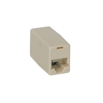 RJ12 6-pin Modular Crossed Inline Coupler