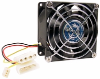 80mm Double Ball Bearing Double Air Flow Case Fan