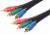 3 RCA to 3 RCA Male to Male Component Video Cable