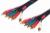 5 RCA to 5 RCA Male to Male Component Video and Audio Cable